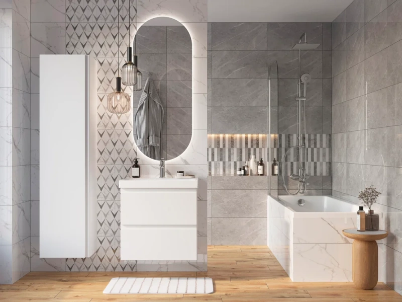 Смеситель для ванны Cersanit Moduo хром 64098 (детальная фотография), для ванны