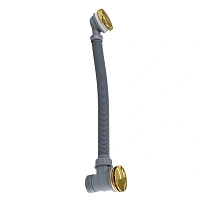 Слив-перелив WasserKRAFT глянцевое золото