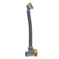 Слив-перелив WasserKRAFT глянцевое золото