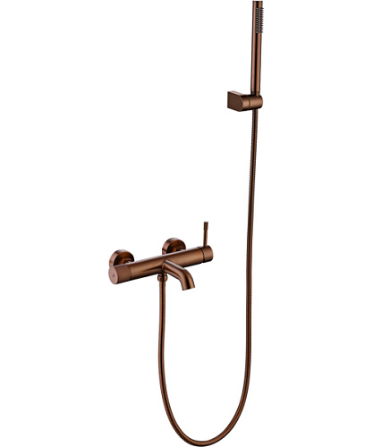 Смеситель для ванны Boheme Uno брашированная бронза - фото 13