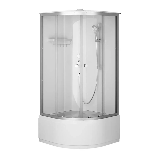 Душевая кабина Am.Pm X-Joy 90x90 см профиль хром стекло прозрачное W94C-401A-090MT (детальная фотография)