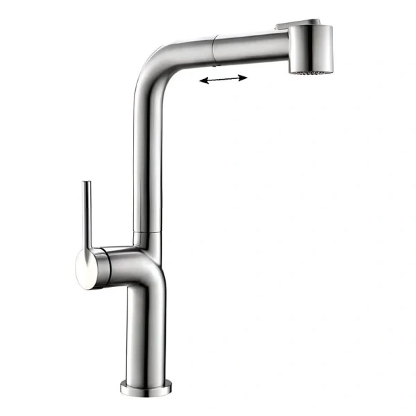 Смеситель для кухни BelBagno сатин BB-LAM60-IN (детальная фотография)