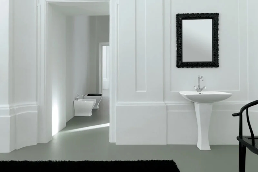 Раковина ArtCeram Jazz JZL004 (детальная фотография), современные, hi-tech, декорированные