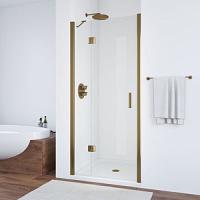 Душевая дверь профиль бронза стекло прозрачное Vegas-glass