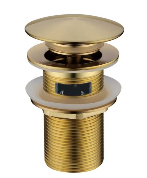 Донный клапан Boheme matt gold 612/2-MG (детальная фотография)