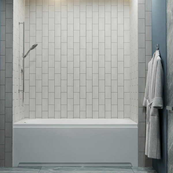 Ванна акриловая 1ACReal Дюна 160 x 70 см, белая, Щ0000046113 (детальная фотография), без гидромассажа, недорогие