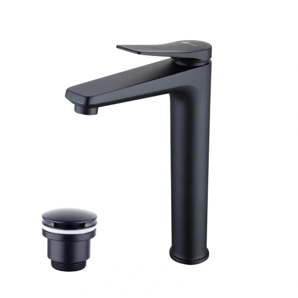 Смеситель для раковины Lemark Bronx черный LM3709BL (детальная фотография)
