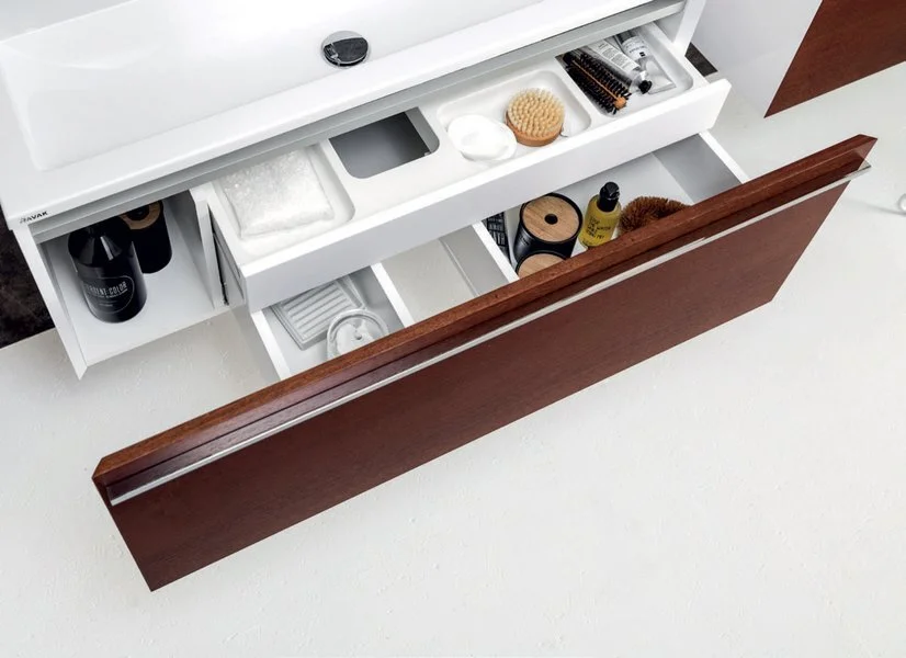 Тумба под раковину подвесная цвет белый Ravak SD 1000 Clear X000000759 (детальная фотография), современная, hi-tech