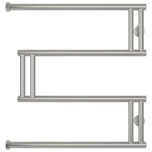 Полотенцесушитель водяной Сунержа High-Tech+ 60х60 см сатин 071-4050-6060 (детальная фотография), матовый хром