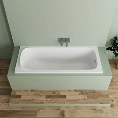 Ванна из литьевого мрамора Delice Triumph 170x75 см белая