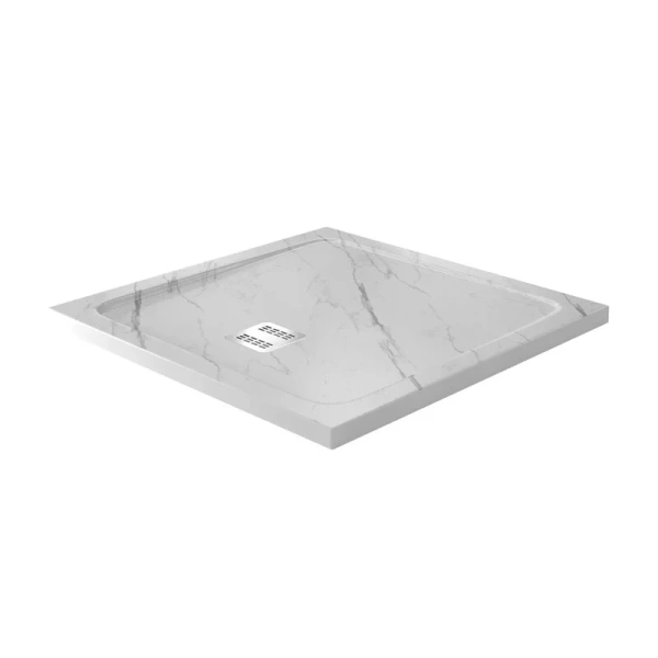 Душевой поддон WasserKRAFT Rhin 90x90 см белый 44T03 (детальная фотография)