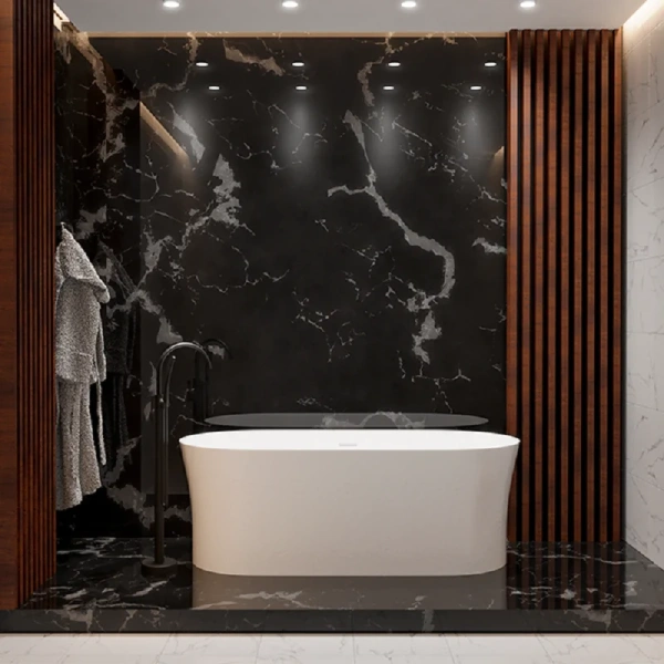 Ванна акриловая Ravak Freedom D XC00D00071, 173 х 83 см, отдельностоящая, белая (детальная фотография), 170х80