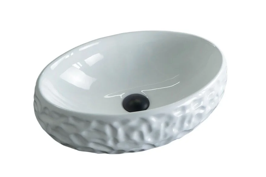 Раковина GID Lago 9030wf 48 см белая 51187 (детальная фотография)