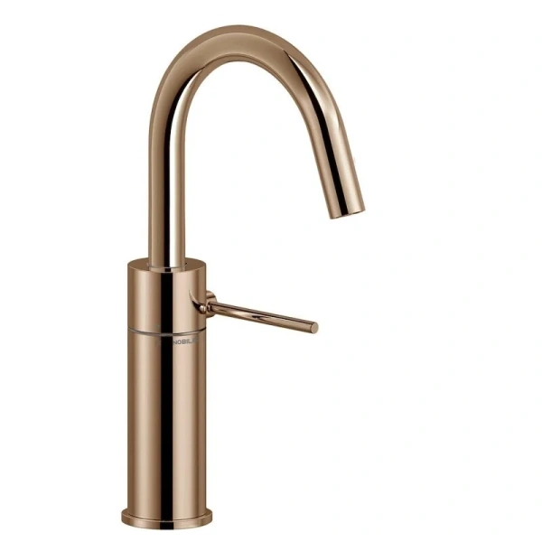 Смеситель для раковины Nobili Velis красное золото VE125138/3RCP (детальная фотография)