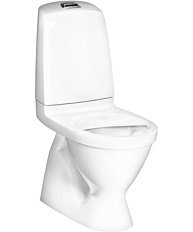 Унитаз напольный с сиденьем Gustavsberg Nautic GB111500201205 + 9M26S101