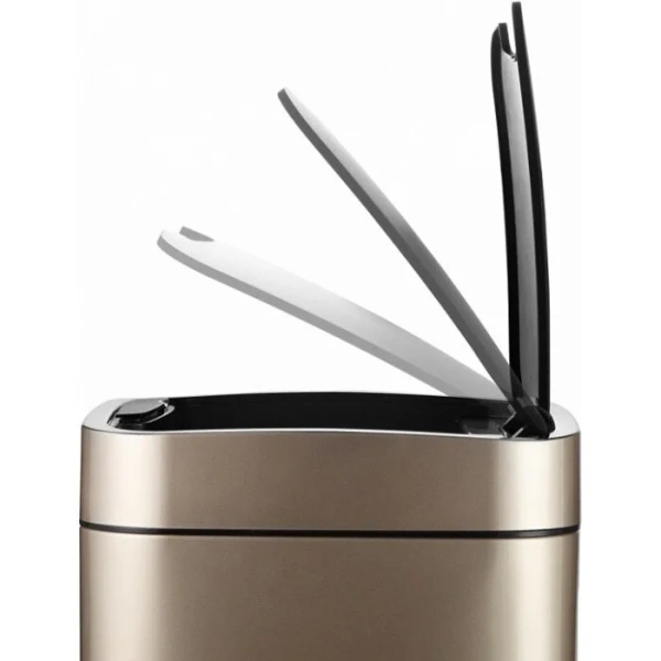 Мусорное ведро WeltWasser WW ME 35 л шампань золото WW RONE CG 35L (детальная фотография), современные, hi-tech