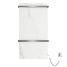 Полотенцесушитель электрический Black&White Moon 40x80 см белый мрамор