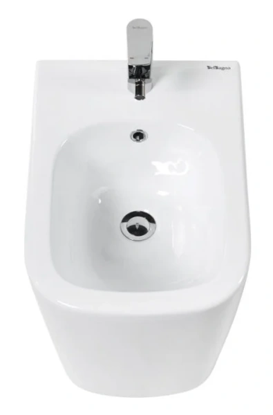 Биде напольное BelBagno Albano белое BB120B (детальная фотография), прямоугольной формы