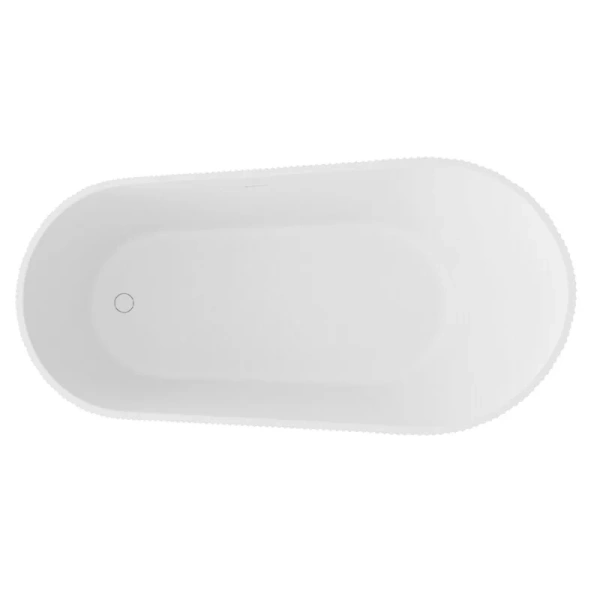 Ванна акриловая Abber 170x80 см отдельностоящая AB9445MW (детальная фотография), современныe, hi-tech, декорированныe