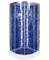 Душевая кабина Deto BM 100х100 см с led подсветкой