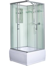 Душевая кабина WeltWasser WW500 90x90 см профиль хром