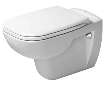 Унитаз подвесной Duravit D-Code белый 25350900002 (детальная фотография), с антивсплеском