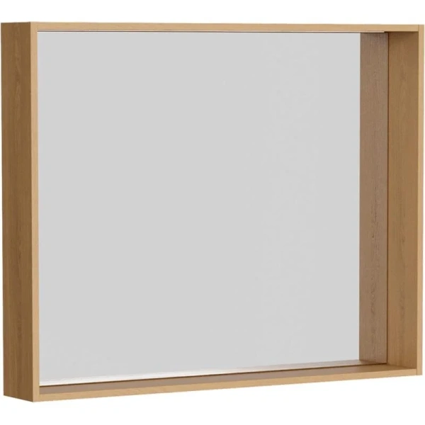 Зеркало Aqwella Basic 100 см в раме BAS0210DZ (детальная фотография)