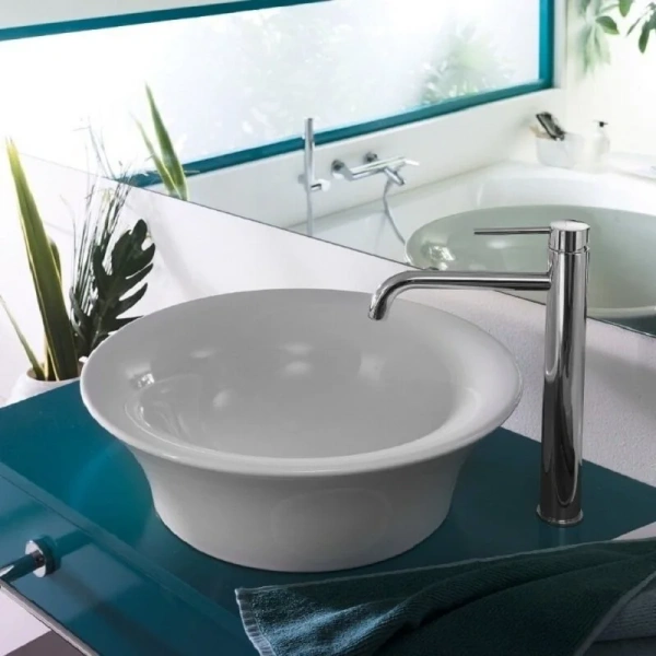 Смеситель для раковины Nobili Live высокий LV00128CR (детальная фотография), современные, hi-tech