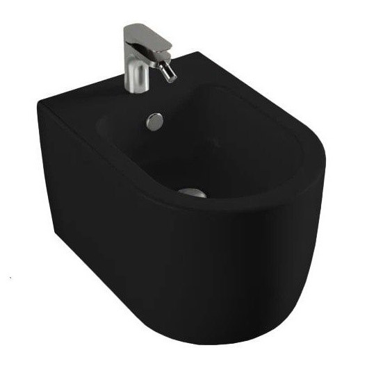 Биде подвесное ArtCeram Monet черный матовый MNB001 17 00 (детальная фотография)
