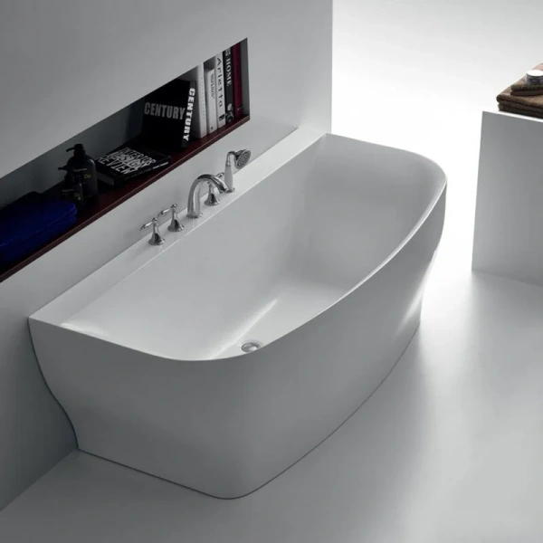 Ванна акриловая BelBagno 165х78 см полукруглая BB74-1650-W0 (детальная фотография)