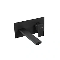 Смеситель для раковины Cezares Unika чёрный матовый