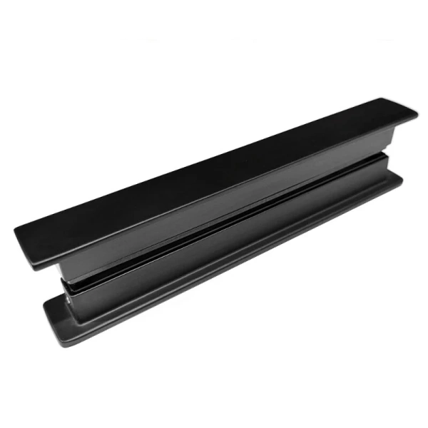 Душевой уголок Abber Sonnenstrand 120x70 см профиль черный, стекло прозрачное AG07120B-S70B (детальная фотография), черные