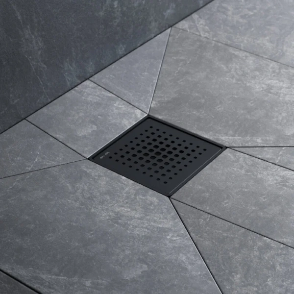 Душевой трап Am.Pm MasterFlow 10 см черный матовый W01BD-P11-010-01BM (детальная фотография) index_1