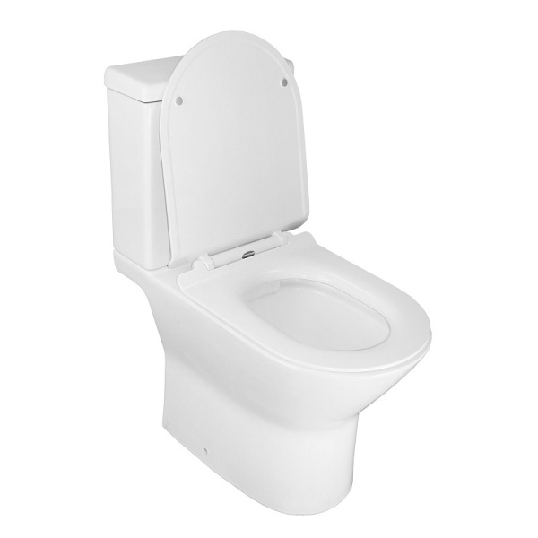 Унитаз компакт Azario Mons белый AZ-76004 (детальная фотография), напольные