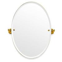 Зеркало вращающееся для ванной, цвет золото, Tiffany World