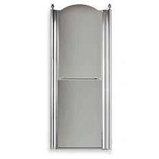 Душевая дверь в нишу Migliore Diadema 80 см профиль бронза стекло прозрачное правая