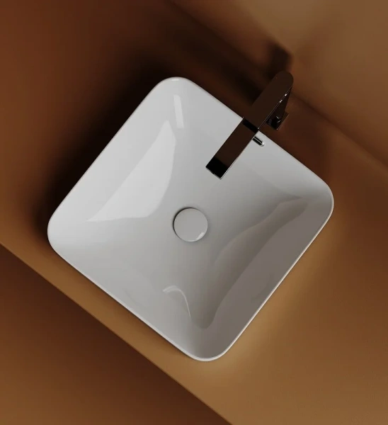 Раковина Ceramica Nova Element 43.8 см белая CN6077 (детальная фотография), 45 см