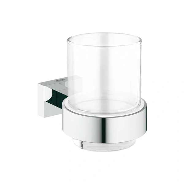 Стакан для ванной Grohe Essentials Cube с держателем 40755001 (детальная фотография)