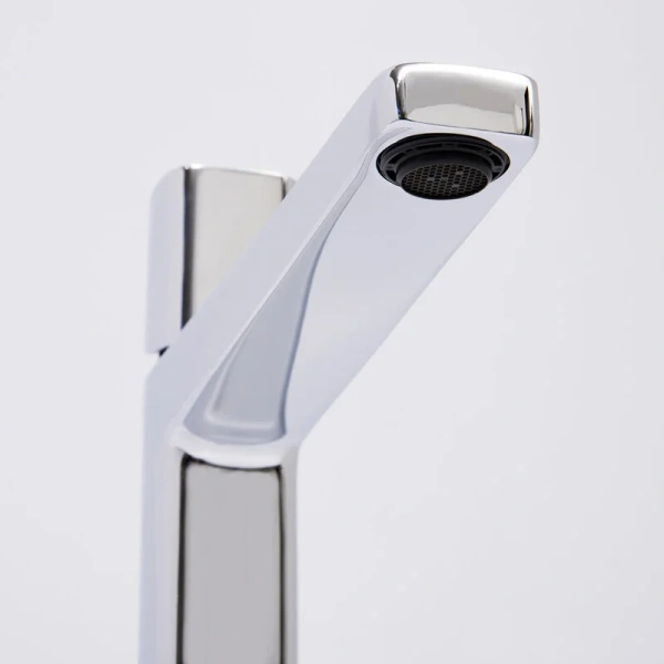 Смеситель для раковины WasserKRAFT Naab хром 8603H (детальная фотография), с длинным изливом