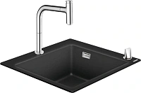Мойка для кухни Hansgrohe C51-F450-06 56 см со смесителем