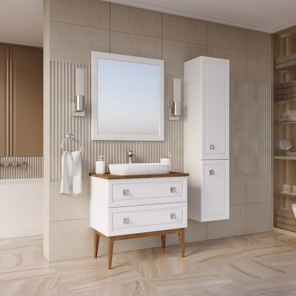 Раковина ASB-Woodline Купер 56 см белая 29657 (детальная фотография), 55 см