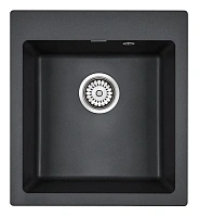 Мойка для кухни Paulmark Zemar 46 см кварцевая, черная