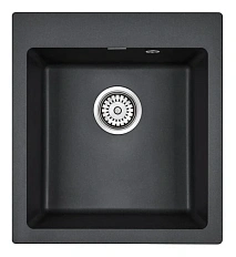 Мойка для кухни Paulmark Zemar 46 см кварцевая, черная