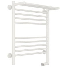 Полотенцесушитель электрический правый, с полкой цвет белый Сунержа Богема 2.0 600х500