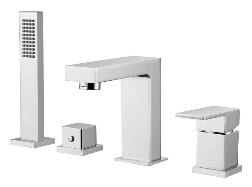 Смеситель для ванны Abber Daheim AF8213 на борт ванны  (детальная фотография)