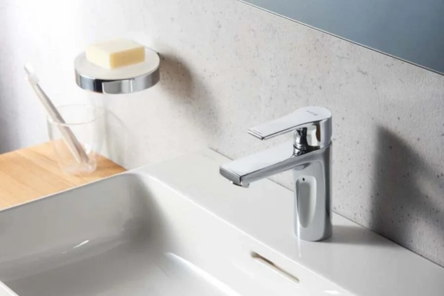 Смеситель для раковины Kludi Zenta SL однорычажный 482900565 (детальная фотография), хром