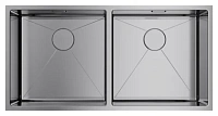 Мойка для кухни Omoikiri Taki 86-2-U/IF-IN 86 см нержавеющая сталь