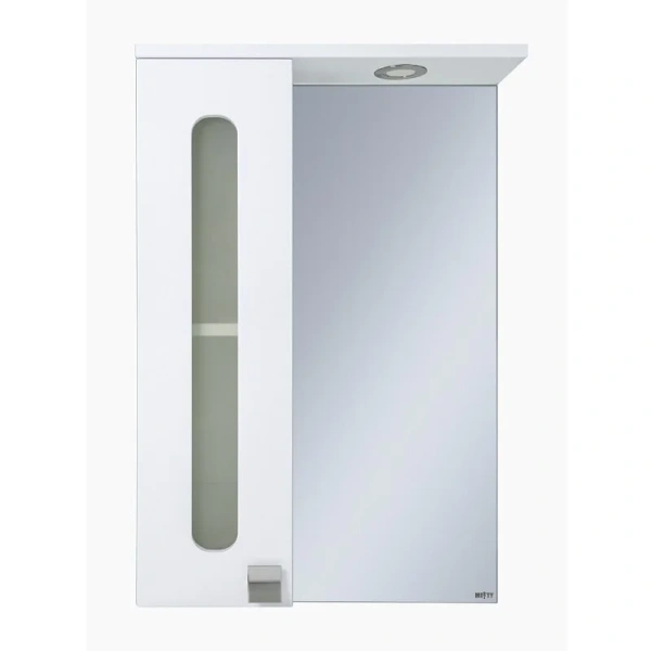 Зеркальный шкаф с подсветкой Misty Урал 50 см левый Э-Ура-04050-021Л (детальная фотография)