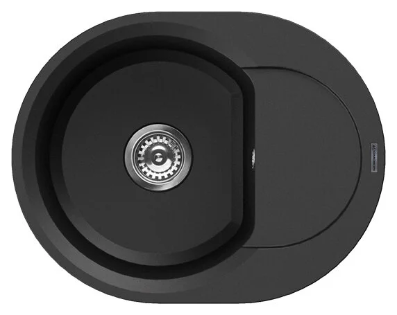 Мойка для кухни Omoikiri Sakaime 60E-BL 60 см черная 4993120 (детальная фотография)