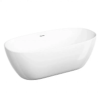 Aкриловая ванна Sancos Oval FB21 отдельностоящая, 170 х 80 см, белый